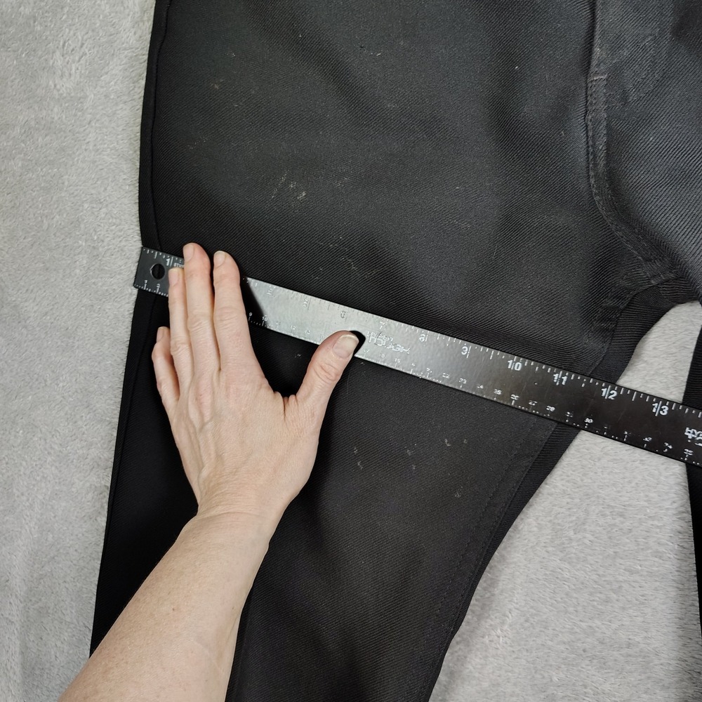 VTG 60's Levi's Pants Dacron Polyester Men's Pleated Black 38x30 Distress - Picture 16 of 16